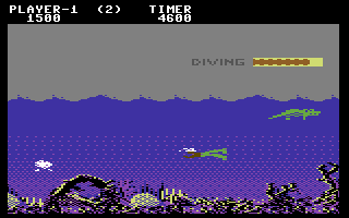 Jungle Hunt screenshot 5 for Commodore 64